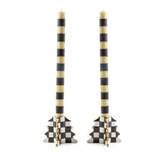 Load image into Gallery viewer, Check Tree Candle Holders, Set of 2
