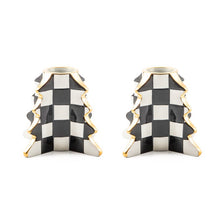 Load image into Gallery viewer, Check Tree Candle Holders, Set of 2
