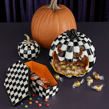 Load image into Gallery viewer, Courtly Check Glossy Mini Pumpkin
