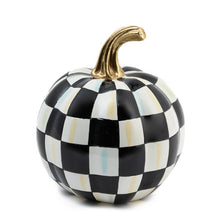 Load image into Gallery viewer, Courtly Check Glossy Mini Pumpkin
