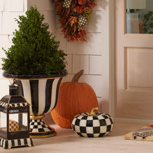 Load image into Gallery viewer, Courtly Check Squashed Glossy Medium Pumpkin
