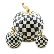 Load image into Gallery viewer, Courtly Check Glossy Small Pumpkin
