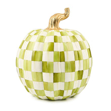 Load image into Gallery viewer, Moss Check Large Pumpkin
