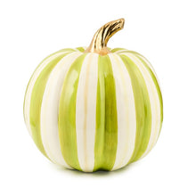 Load image into Gallery viewer, Moss Stripe Medium Pumpkin
