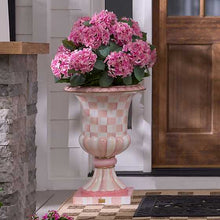 Load image into Gallery viewer, Rosy Check Pedestal Urn

