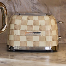 Load image into Gallery viewer, Mocha Check 2-Slice Toaster
