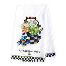 Load image into Gallery viewer, Hydrangea Tea Kettle Dish Towel
