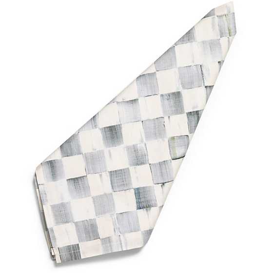 Sterling Check Napkin