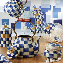 Load image into Gallery viewer, Royal Check Enamel Canister - Medium
