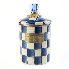 Load image into Gallery viewer, Royal Check Enamel Canister - Medium
