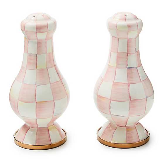 Rosy Check Large Salt & Pepper Shakers