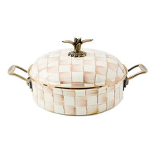 Load image into Gallery viewer, Mocha Check 5 Qt. Casserole
