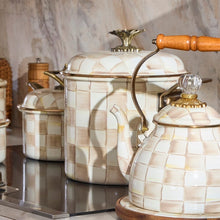 Load image into Gallery viewer, Mocha Check 7 Qt. Stockpot
