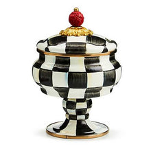 Load image into Gallery viewer, Courtly Check Enamel Curiosity Pot
