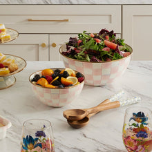 Load image into Gallery viewer, Rosy Check Extra Large Everyday Bowl
