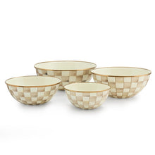 Load image into Gallery viewer, Mocha Check Large Everyday Bowl
