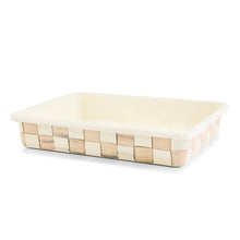 Load image into Gallery viewer, Mocha Check 9&quot; x 13&quot; Baking Pan
