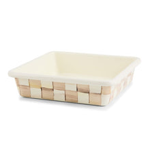 Load image into Gallery viewer, Mocha Check 8&quot; Square Baking Pan
