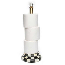 Load image into Gallery viewer, Courtly Check Enamel Toilet Tissue Storage
