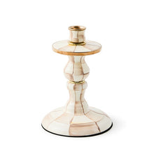 Load image into Gallery viewer, Mocha Check Small Candlestick
