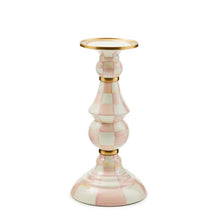 Load image into Gallery viewer, Rosy Check Large Pillar Candlestick
