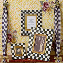Load image into Gallery viewer, Courtly Check Enamel Frame - 2.5&quot; x 3&quot;
