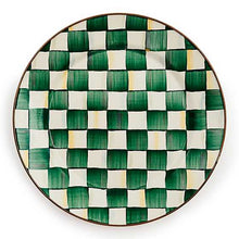 Load image into Gallery viewer, Emerald Check Charger/Plate

