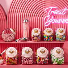 Load image into Gallery viewer, Sweets Jar with Rosy Check Enamel Lid
