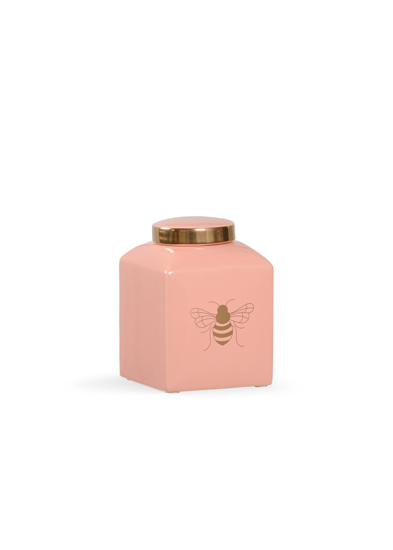 Bee Kind Ginger Jar - Coral (Small)