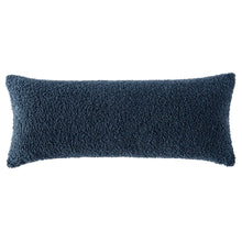 Load image into Gallery viewer, TEDDY LUMBAR PILLOW- MIDNIGHT BLUE

