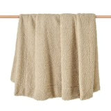 Load image into Gallery viewer, TEDDY THROW BLANKET-CREAM 50” x 60”
