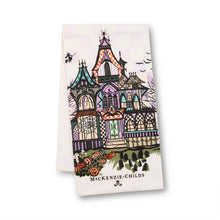 Load image into Gallery viewer, Haunted House Printed Dish Towel
