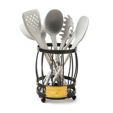 Load image into Gallery viewer, Sterling Check Utensil Caddy Set
