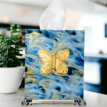 Load image into Gallery viewer, Butterfly Boutique Tissue Box Cover
