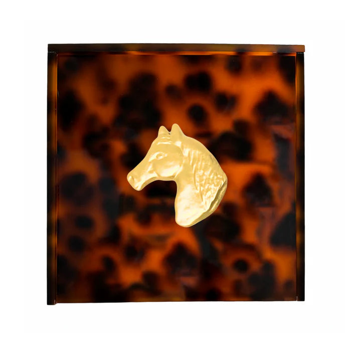 Horse Cocktail Napkin Box