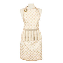 Load image into Gallery viewer, Mocha Check Apron
