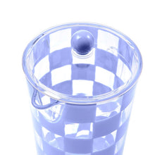Load image into Gallery viewer, Blue Check Acrylic Pitcher
