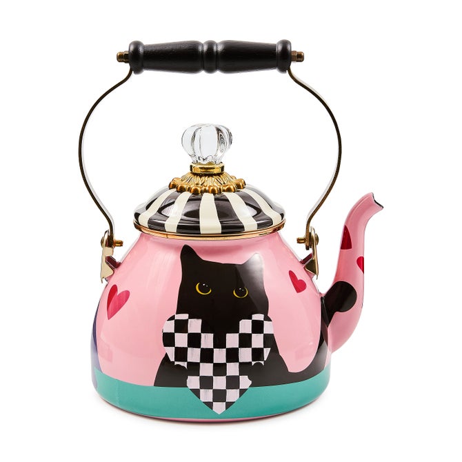 Cat Love 2 Quart Tea Kettle
