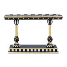 Load image into Gallery viewer, Courtly Brass &amp; Ceramic Console Table
