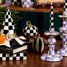 Load image into Gallery viewer, Courtly Check and Stripe Petite Pumpkins, Set of 2
