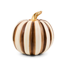 Load image into Gallery viewer, Chocolate Stripe Medium Pumpkin
