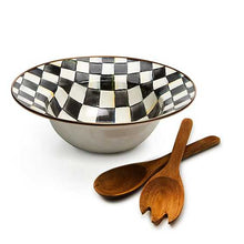 Load image into Gallery viewer, Courtly Check Salad Serving Set

