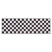 Load image into Gallery viewer, Courtly Checkered 2'6" x 8' Washable Runner
