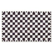 Load image into Gallery viewer, Courtly Checkered 3' x 5' Washable Rug
