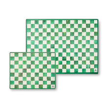 Load image into Gallery viewer, Emerald Check Glass Cutting Boards, Set of 2
