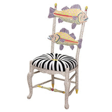 Load image into Gallery viewer, Freckle Fish Chair - Black &amp; White Seat
