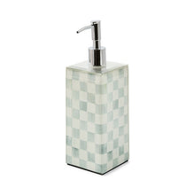 Load image into Gallery viewer, Sterling Check Soap Glass Pump
