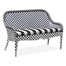 Load image into Gallery viewer, Gambit Check Outdoor Loveseat
