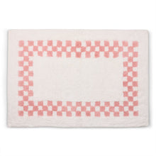 Load image into Gallery viewer, Rosy Check Hotel Bath Rug
