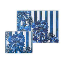 Load image into Gallery viewer, Royal English Garden Glass Cutting Board, Set of 2
